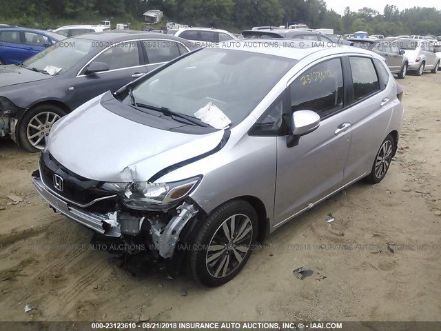 JHMGK5H76GX020258 - 2016 HONDA FIT EX/EXL SILVER photo 2