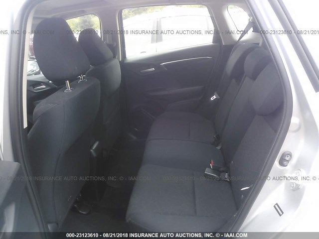 JHMGK5H76GX020258 - 2016 HONDA FIT EX/EXL SILVER photo 8