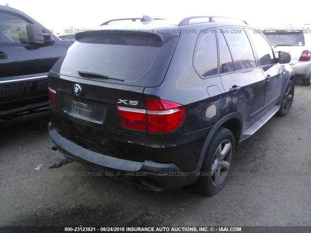 5UXFE43559L266909 - 2009 BMW X5 XDRIVE30I BLACK photo 4