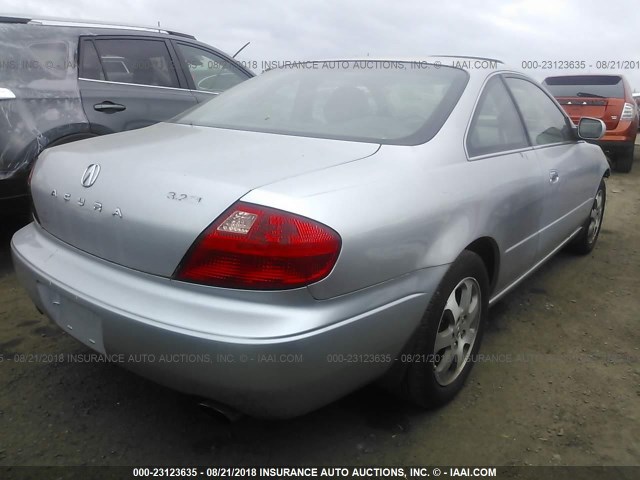 19UYA42521A005648 - 2001 ACURA 3.2CL SILVER photo 4