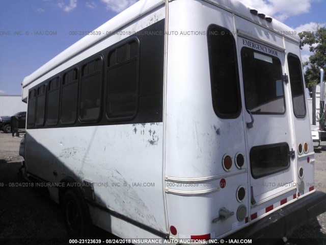 1FDFE45P89DA19891 - 2009 FORD E450 WHITE photo 3