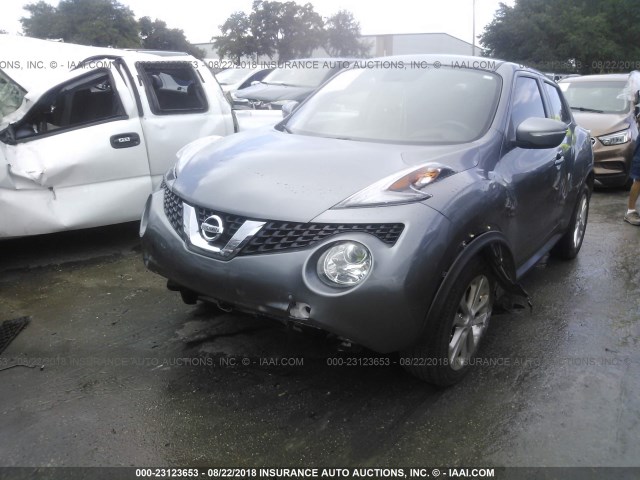 JN8AF5MR9GT607536 - 2016 NISSAN JUKE S/SV/SL/NISMO GRAY photo 6