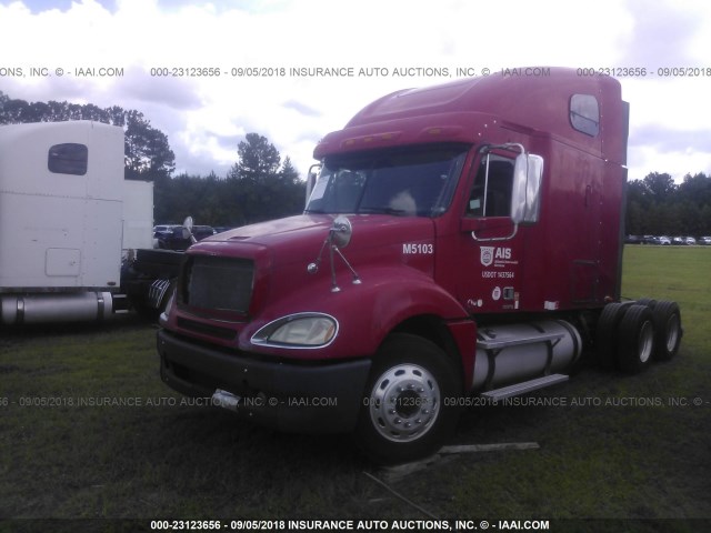 1FUJA6CK89DAC5646 - 2009 FREIGHTLINER COLUMBIA COLUMBIA RED photo 2