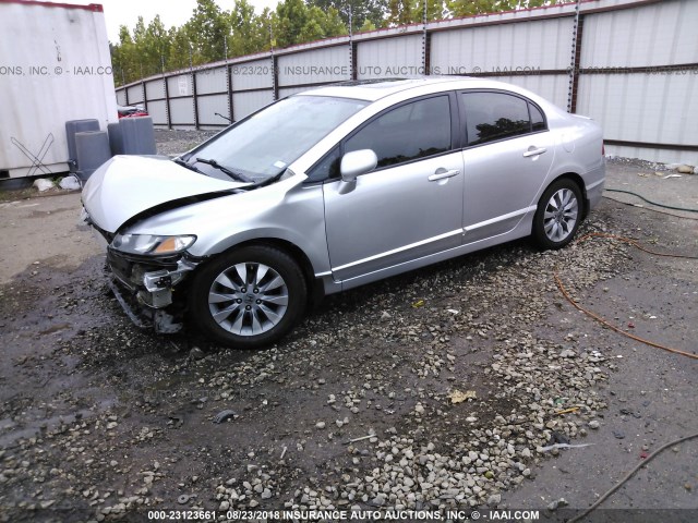 2HGFA16999H356489 - 2009 HONDA CIVIC EXL Gümüş foto 2