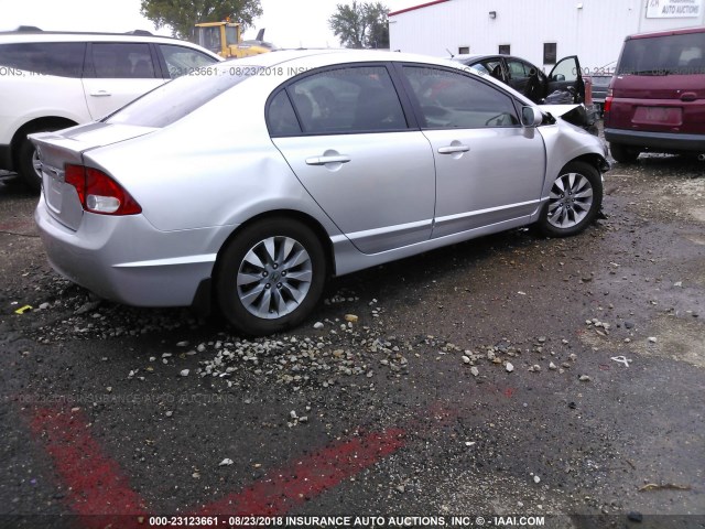 2HGFA16999H356489 - 2009 HONDA CIVIC EXL Gümüş foto 4