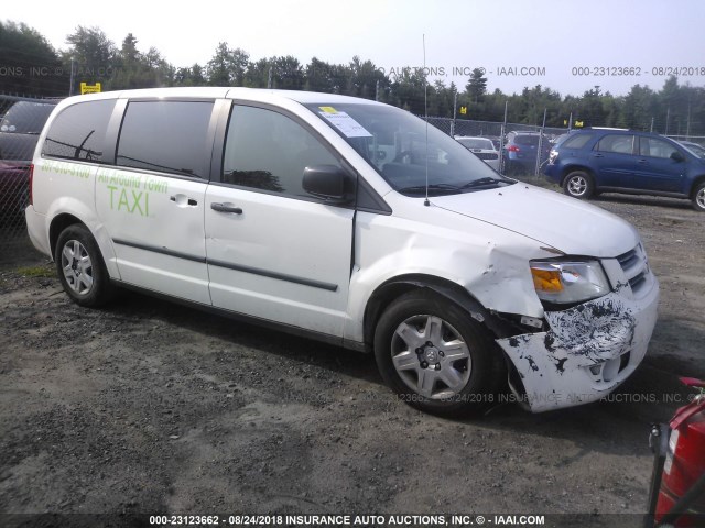 2D8HN44H58R676605 - 2008 DODGE GRAND CARAVAN SE WHITE photo 1