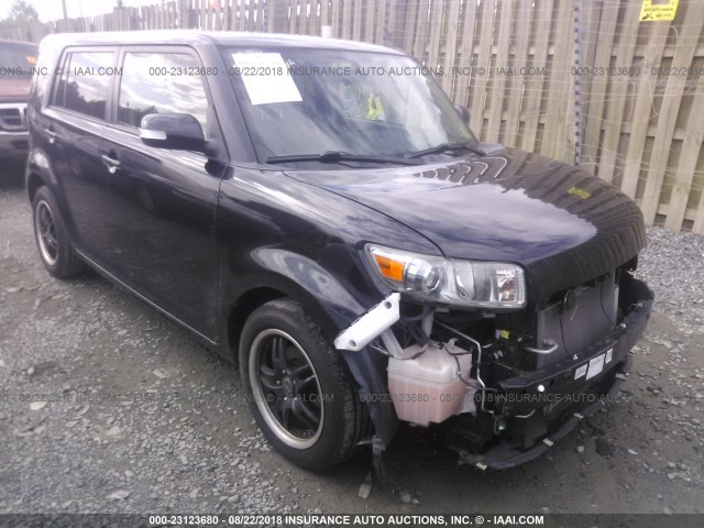 JTLKE50E881045569 - 2008 TOYOTA SCION XB შავი ფოტო 1
