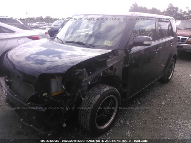 JTLKE50E881045569 - 2008 TOYOTA SCION XB შავი ფოტო 2