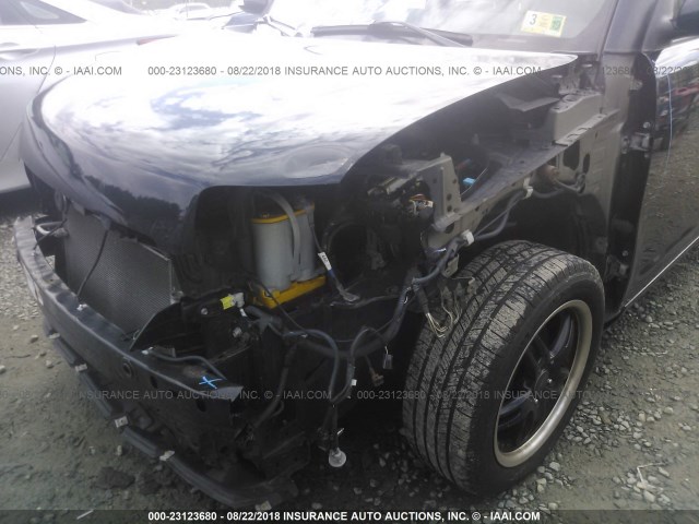 JTLKE50E881045569 - 2008 TOYOTA SCION XB შავი ფოტო 6
