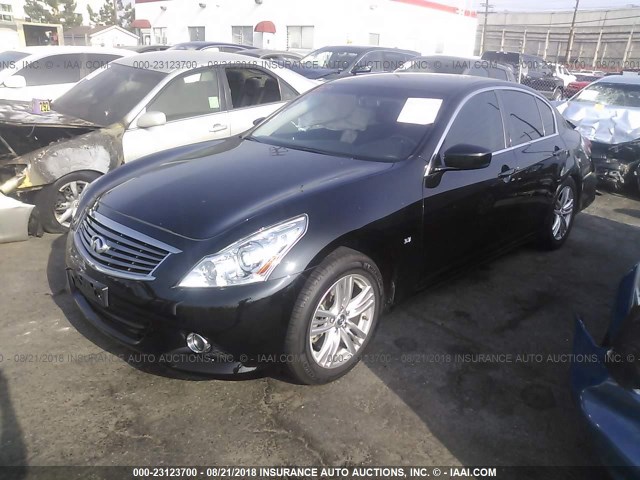 JN1CV6AP8FM503549 - 2015 INFINITI Q40 BLACK photo 2