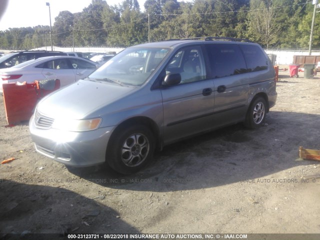 2HKRL1851YH530075 - 2000 HONDA ODYSSEY LX GRAY photo 2