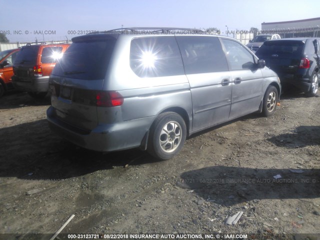 2HKRL1851YH530075 - 2000 HONDA ODYSSEY LX GRAY photo 4