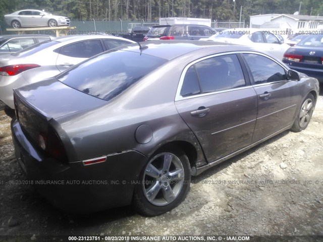 1G1ZC5E10BF381435 - 2011 CHEVROLET MALIBU 1LT BROWN photo 4