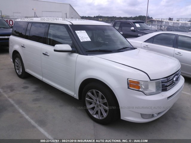 2FMDK52C59BA71721 - 2009 FORD FLEX SEL WHITE photo 1