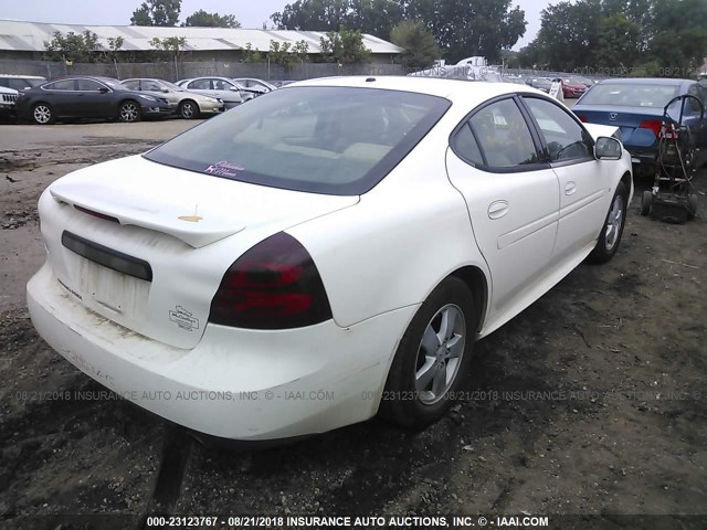 2G2WP552671138688 - 2007 PONTIAC GRAND PRIX WHITE photo 4