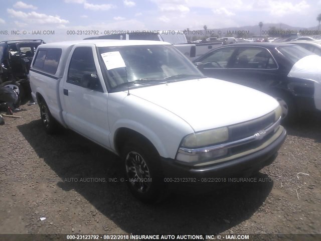 1GCCS14HX38245228 - 2003 CHEVROLET S TRUCK S10 WHITE photo 1