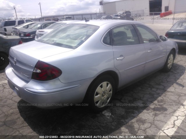 2G4WC582X61222235 - 2006 BUICK LACROSSE CX SILVER photo 4