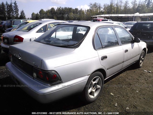 1NXAE09E2PZ076273 - 1993 TOYOTA COROLLA LE/DX ვერცხლისფერი ფოტო 4