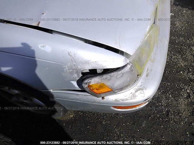 1NXAE09E2PZ076273 - 1993 TOYOTA COROLLA LE/DX ვერცხლისფერი ფოტო 6