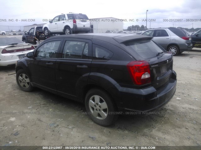 1B3HB28C79D151724 - 2009 DODGE CALIBER SE BLACK photo 3