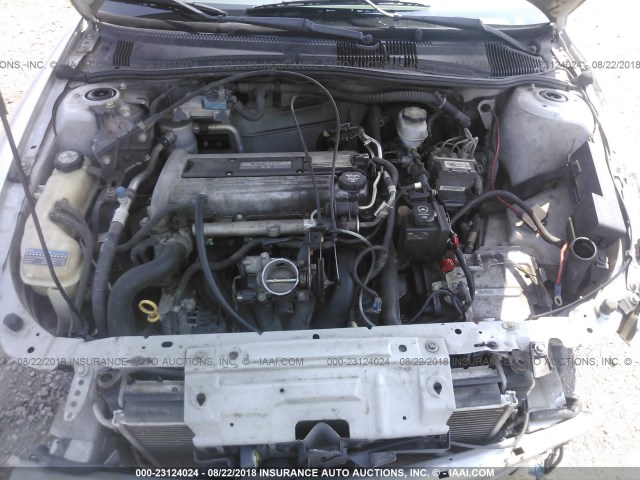 1G1JF52F247241727 - 2004 CHEVROLET CAVALIER LS SILVER photo 10