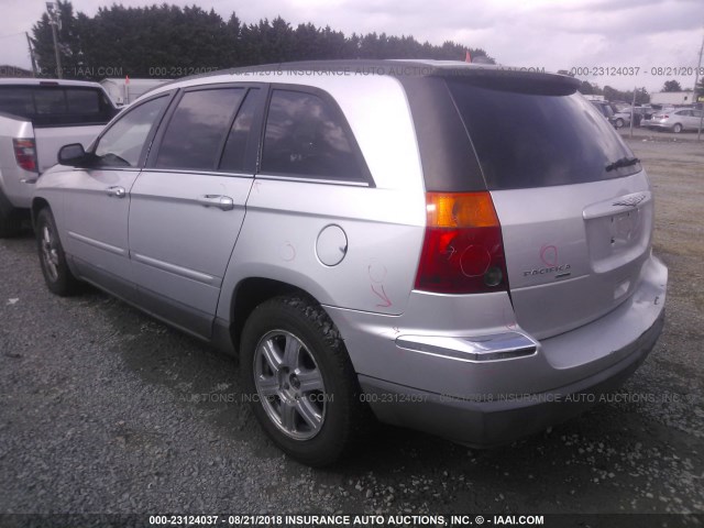 2C8GF68465R425970 - 2005 CHRYSLER PACIFICA TOURING SILVER photo 3