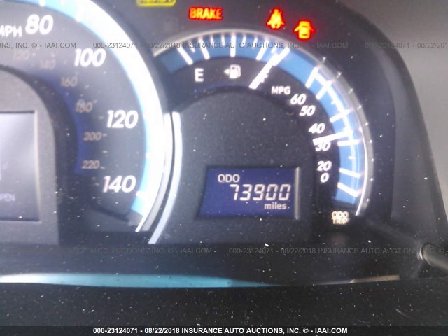 4T1BD1FK5DU080515 - 2013 TOYOTA CAMRY HYBRID/LE/XLE 银色 照片 7