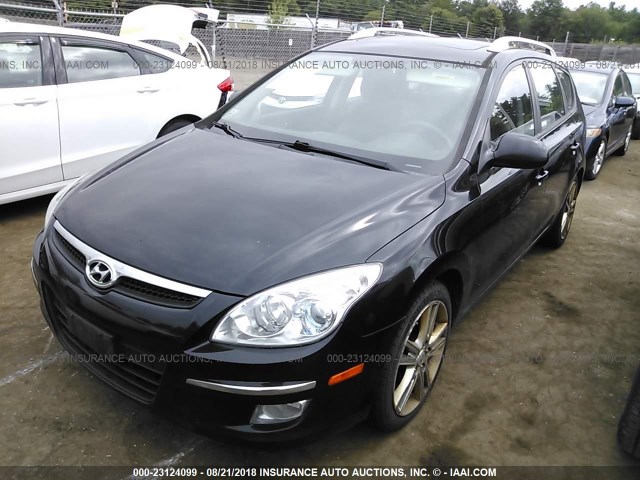 KMHDC8AE2BU094908 - 2011 HYUNDAI ELANTRA TOURING GLS/SE BLACK photo 2