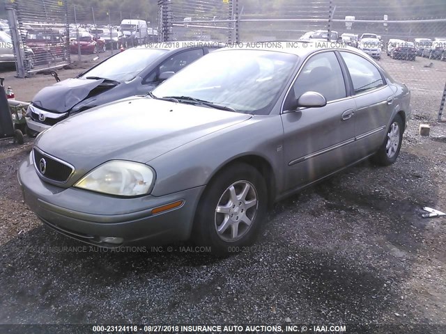 1MEFM55S51A640625 - 2001 MERCURY SABLE LS PREMIUM GRAY photo 2