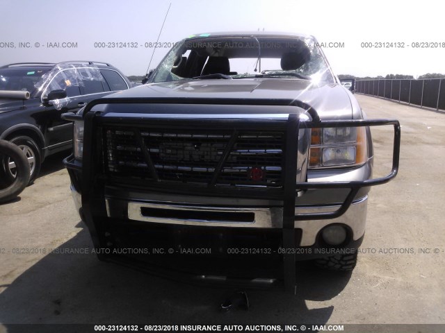 3GTP2VE74DG154661 - 2013 GMC SIERRA K1500 SLE GRAY photo 6