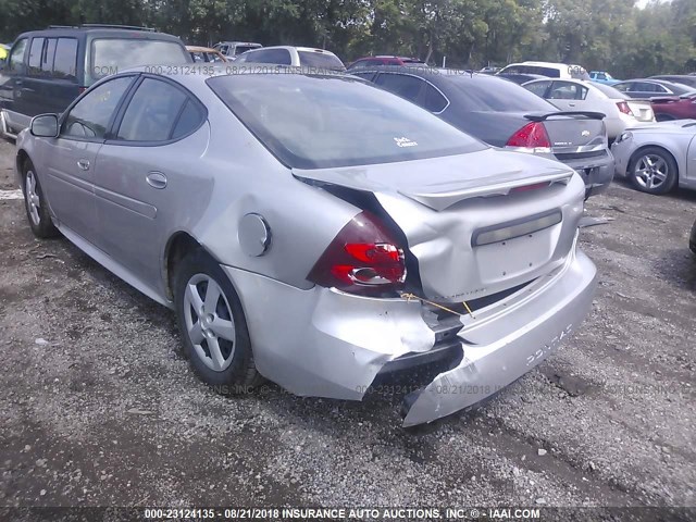 2G2WP552881128326 - 2008 PONTIAC GRAND PRIX SILVER photo 3