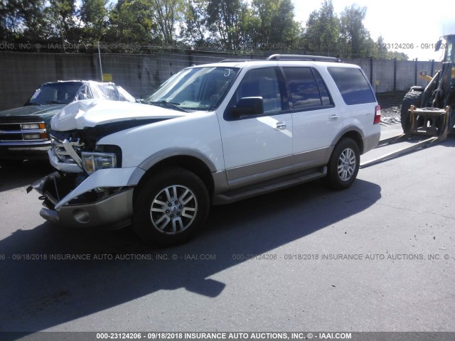 1FMJU1J57EEF22199 - 2014 FORD EXPEDITION XLT/KING RANCH WHITE photo 2