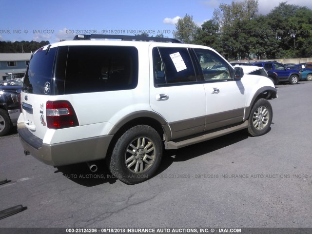 1FMJU1J57EEF22199 - 2014 FORD EXPEDITION XLT/KING RANCH WHITE photo 4