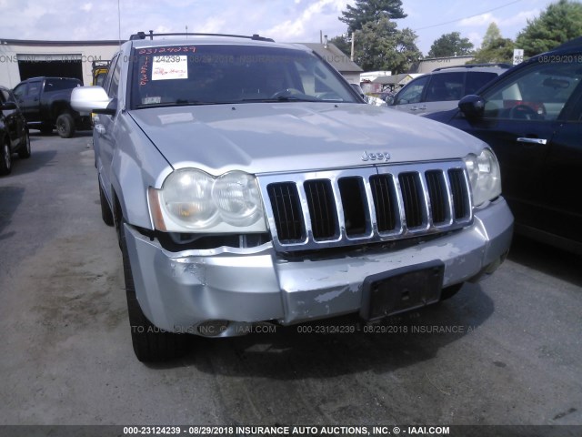 1J8HR58N08C199236 - 2008 JEEP GRAND CHEROKEE LIMITED GRAY photo 6