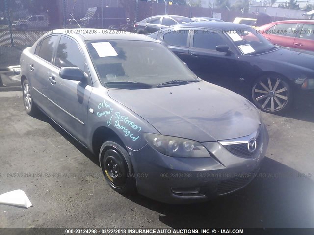 JM1BK32GX81850982 - 2008 MAZDA 3 I GRAY photo 1