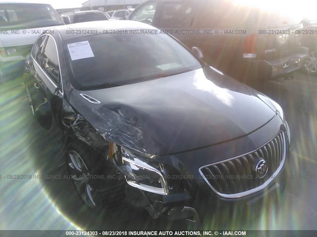 2G4GV5GV2C9163284 - 2012 BUICK REGAL GS BLACK photo 1