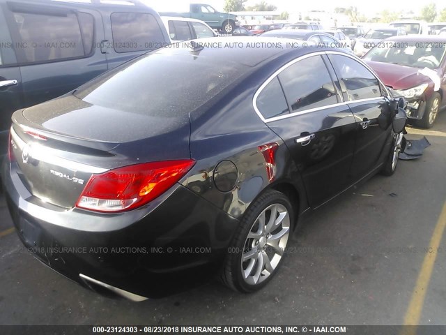 2G4GV5GV2C9163284 - 2012 BUICK REGAL GS 黑色 照片 4