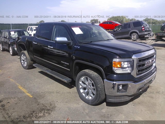 3GTU2VEC2EG363575 - 2014 GMC SIERRA K1500 SLT BLACK photo 1