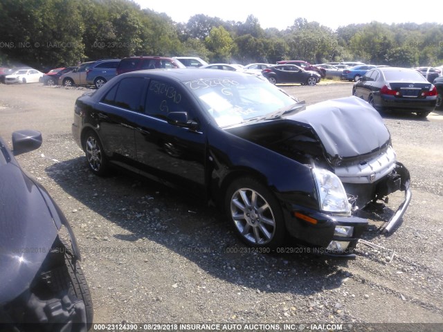 1G6DW677270183579 - 2007 CADILLAC STS BLACK photo 1