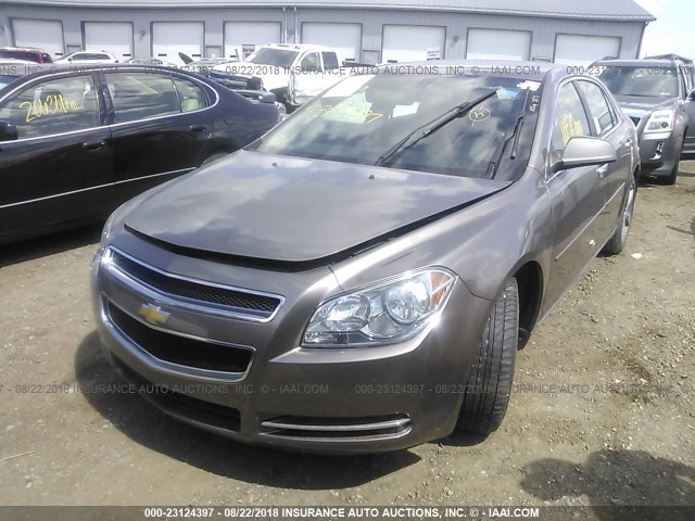 1G1ZC5E07CF161816 - 2012 CHEVROLET MALIBU 1LT BROWN photo 2