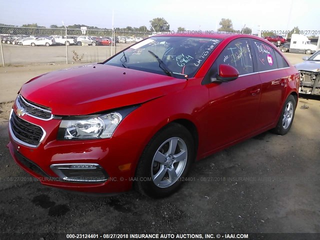 1G1PE5SB4G7166964 - 2016 CHEVROLET CRUZE LIMITED LT RED photo 2