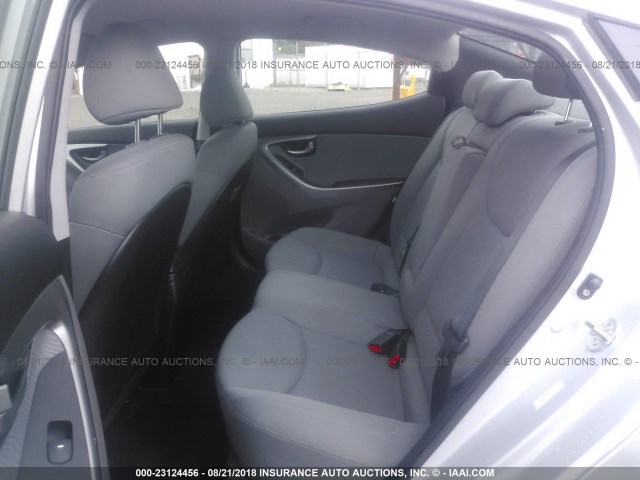 KMHDH4AEXCU417226 - 2012 HYUNDAI ELANTRA GLS/LIMITED SILVER photo 8