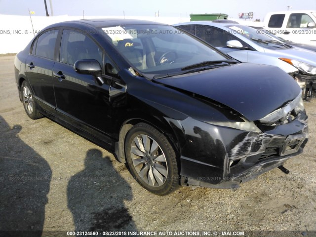 19XFA1F93AE059894 - 2010 HONDA CIVIC EXL 黑色 照片 1