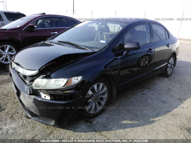 19XFA1F93AE059894 - 2010 HONDA CIVIC EXL 黑色 照片 2