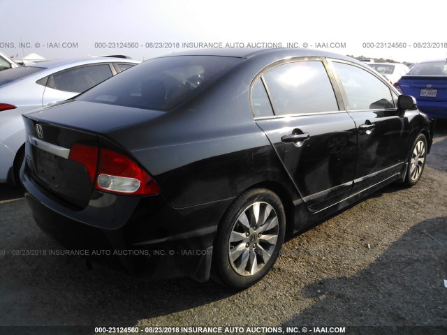 19XFA1F93AE059894 - 2010 HONDA CIVIC EXL 黑色 照片 4