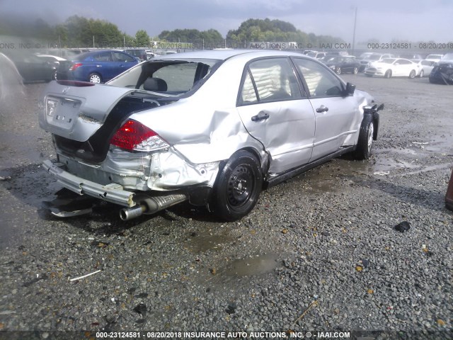 1HGCM56166A112241 - 2006 HONDA ACCORD VALUE SILVER photo 4