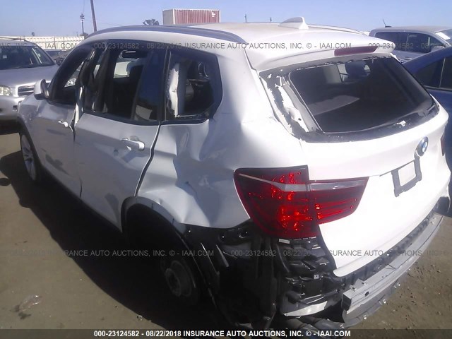 5UXWX9C50G0D68272 - 2016 BMW X3 XDRIVE28I WHITE photo 6