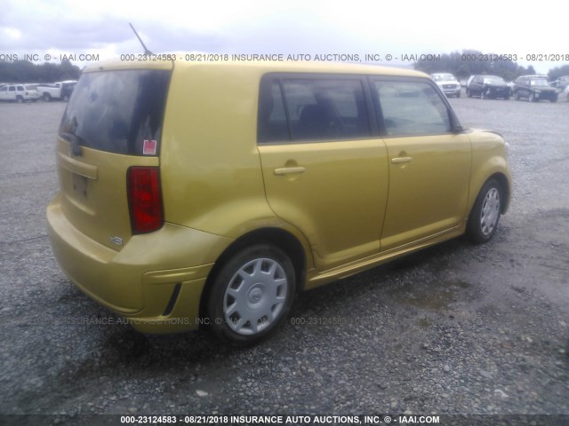 JTLKE50E181055618 - 2008 TOYOTA SCION XB Сары фото 4