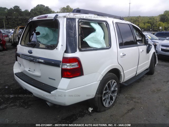 1FMJU1HT8HEA46974 - 2017 FORD EXPEDITION XLT/KING RANCH WHITE photo 4