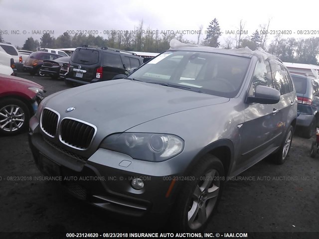 5UXFE43539L260512 - 2009 BMW X5 XDRIVE30I GRAY photo 2